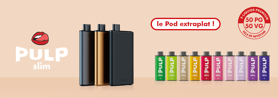 Cartouche Pulp Le Pod Slim - Sels de Nicotine